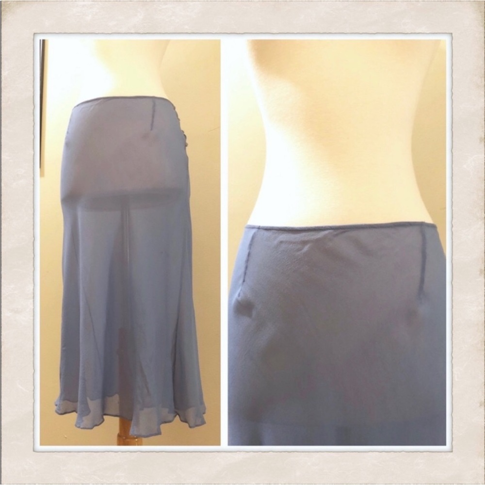 LOOKING FOR, NFS not for sale,  this Collette Dinnigan 100% silk blue skirt!